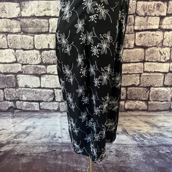 Barbara Lesser NWT Black & White Dress Size L - Picture 13 of 14